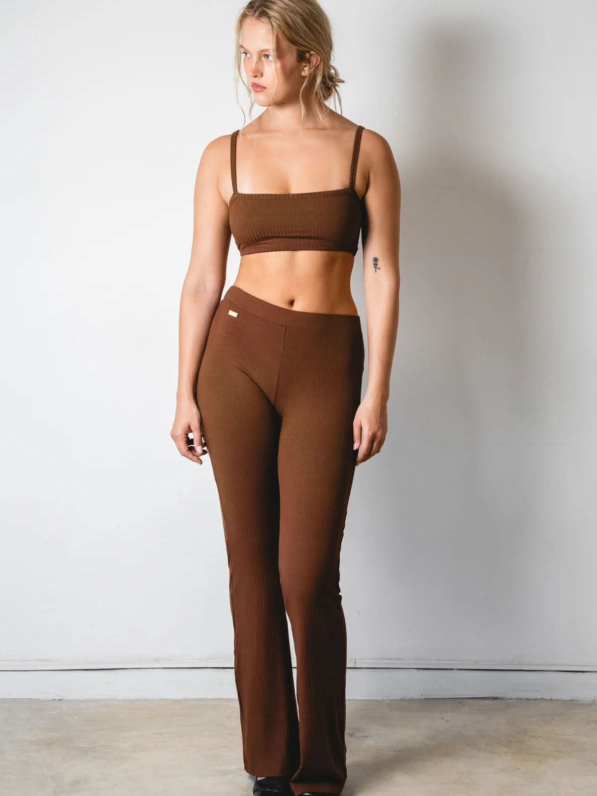 Studio K Rib Flares Chocolate