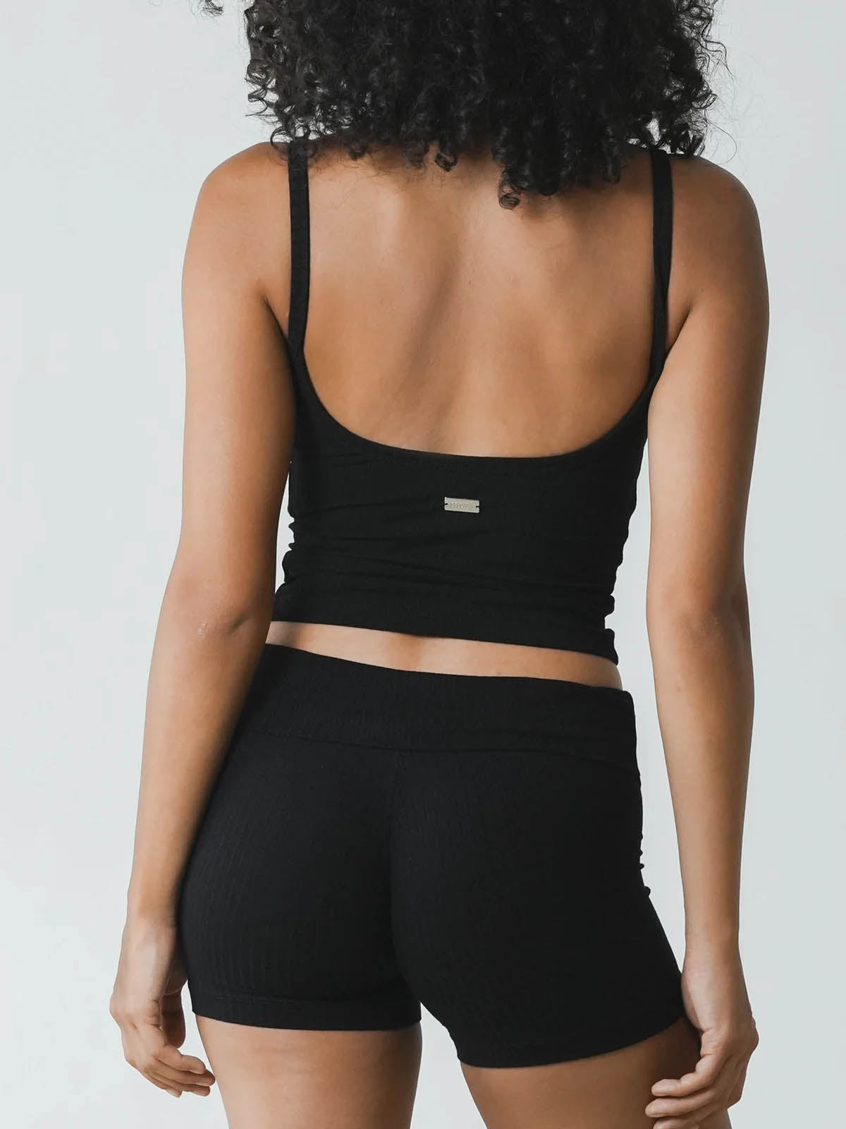 Studio K Rib Singlet Black