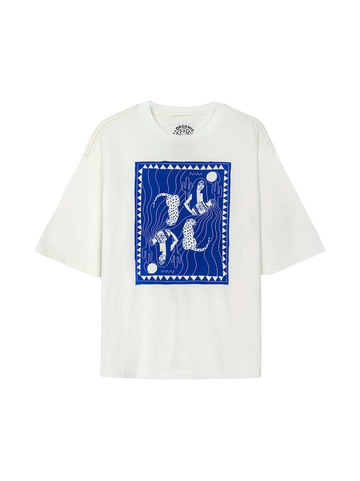 Surf Inc Aqua Box Tee Vintage White