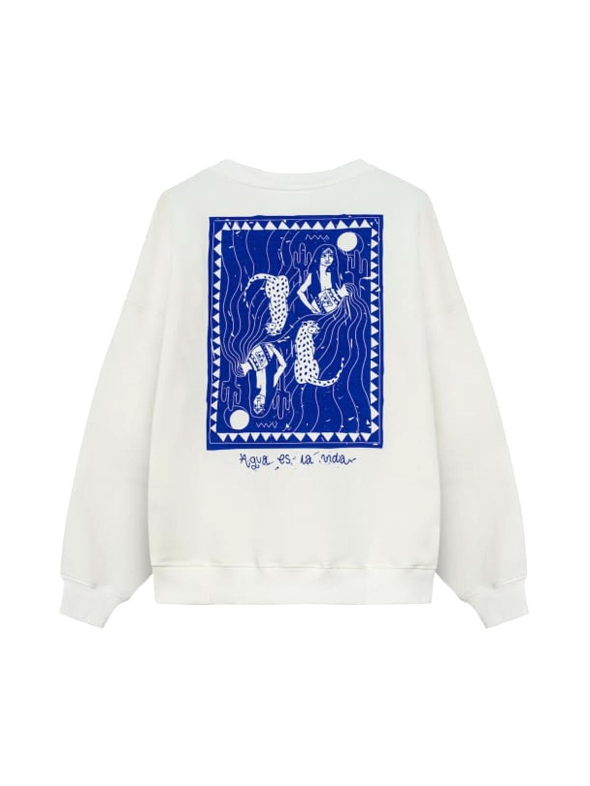 Surf Inc Aqua Sweat Vintage White