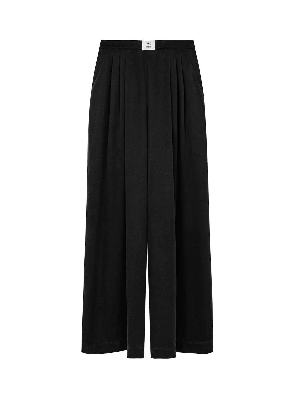 Surf Inc Cupro Loose Pants Space Black