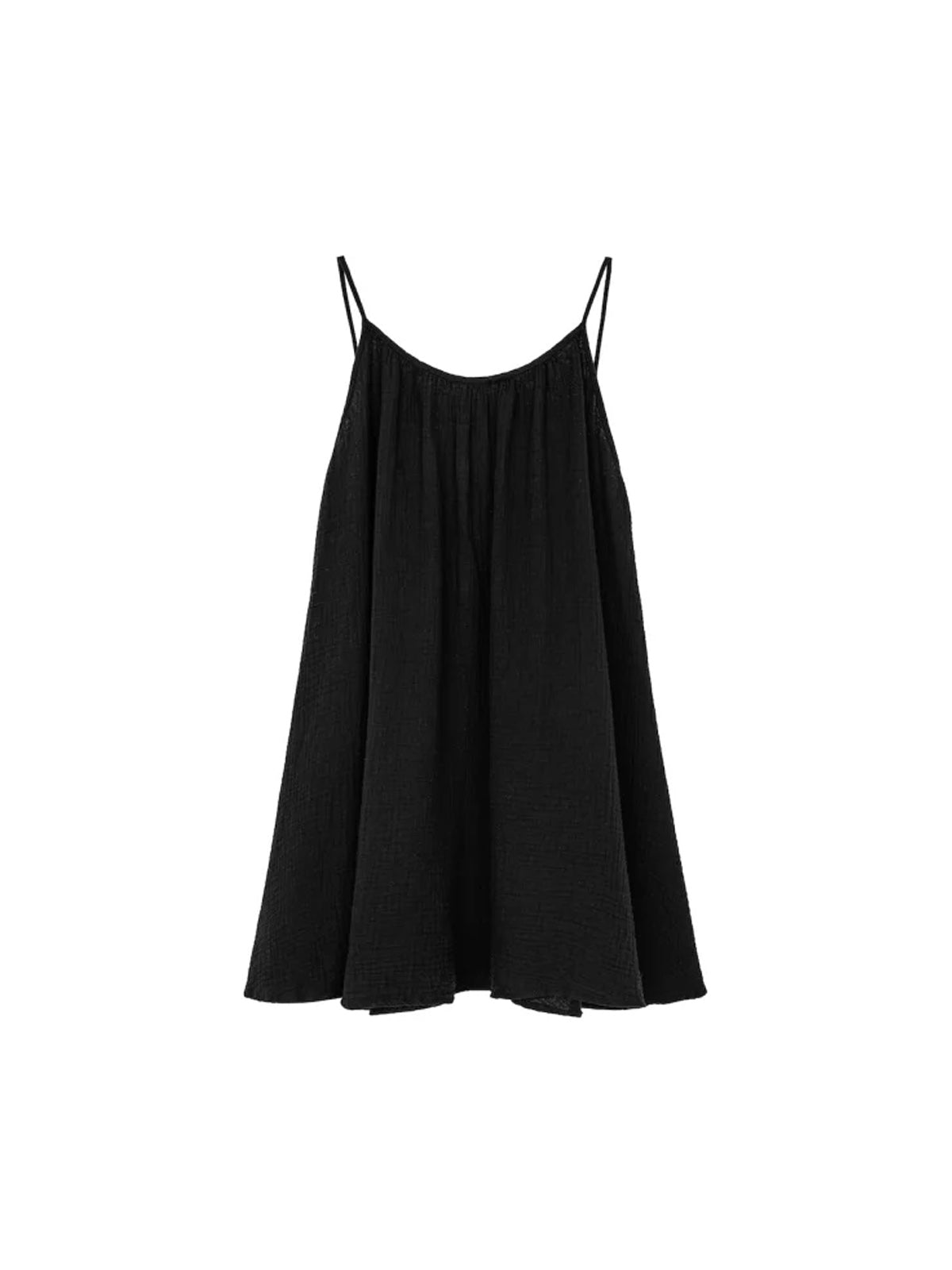 Surf Inc Loose Muslin Dress Space Black