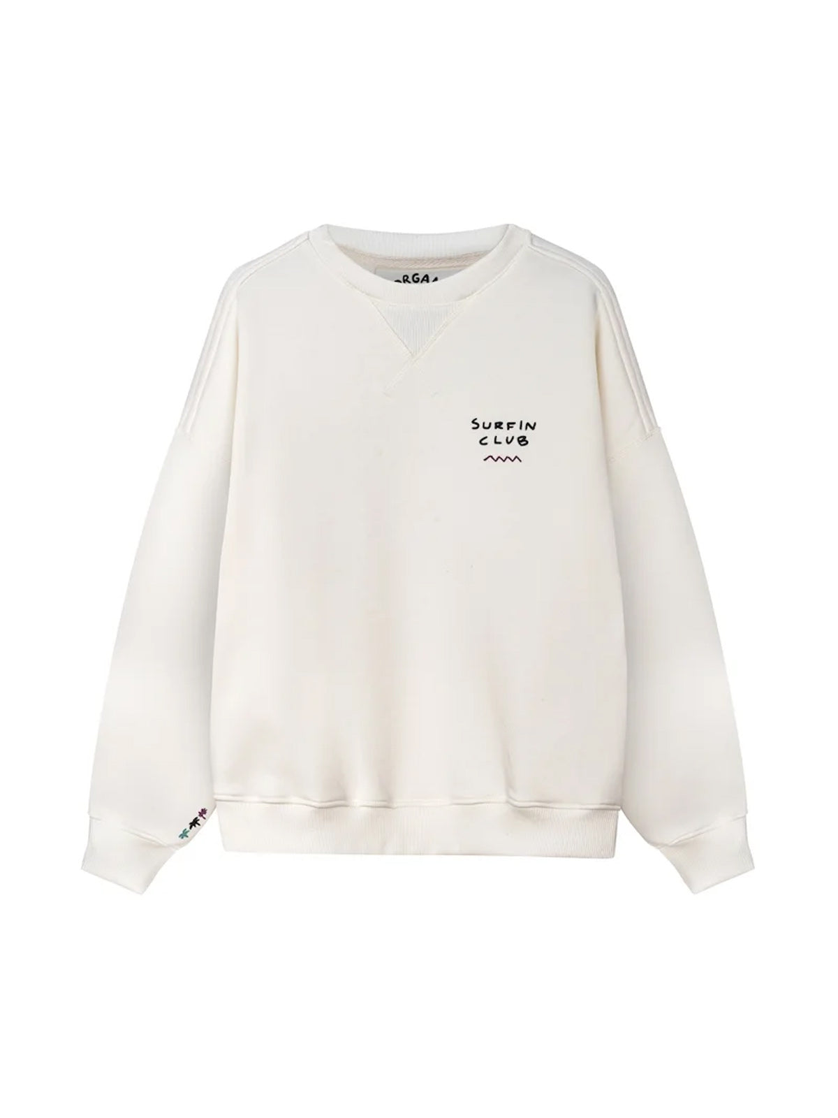 Surf Inc Organic Wave Sweat Vintage White