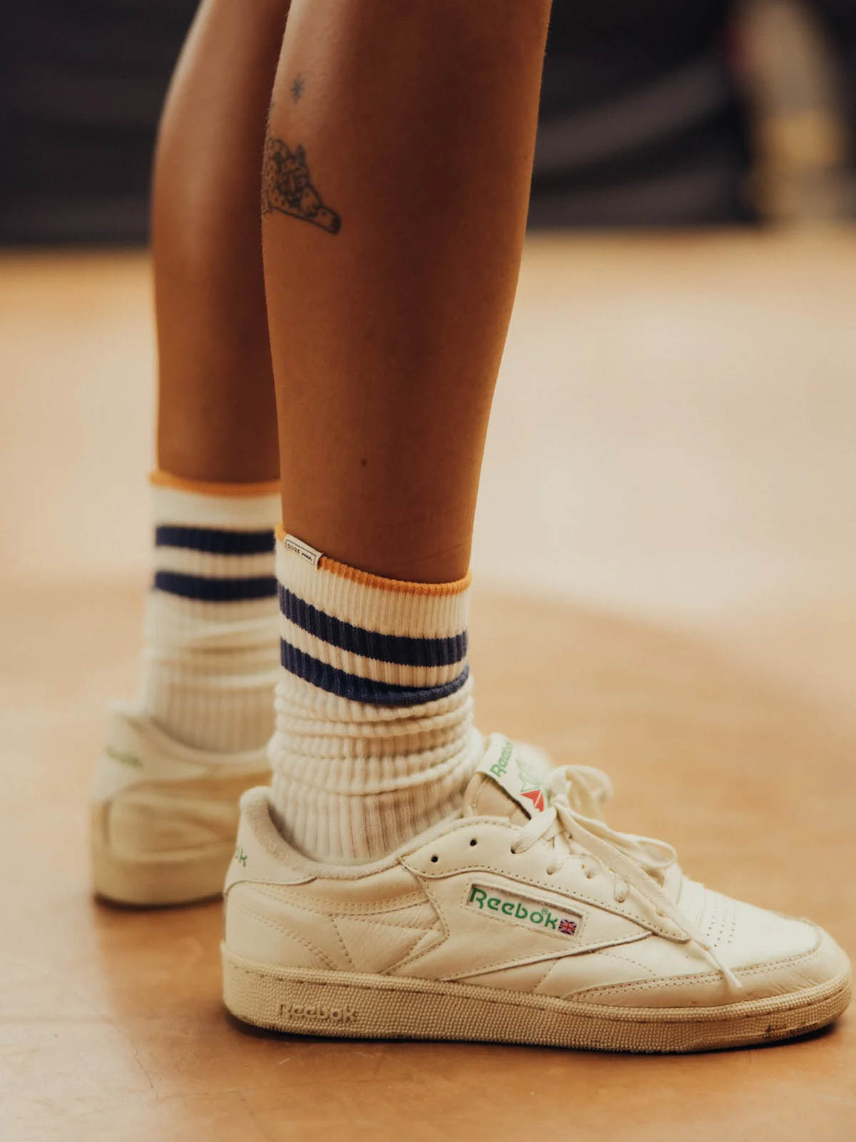 Surf Inc Own Business Retro Socks White
