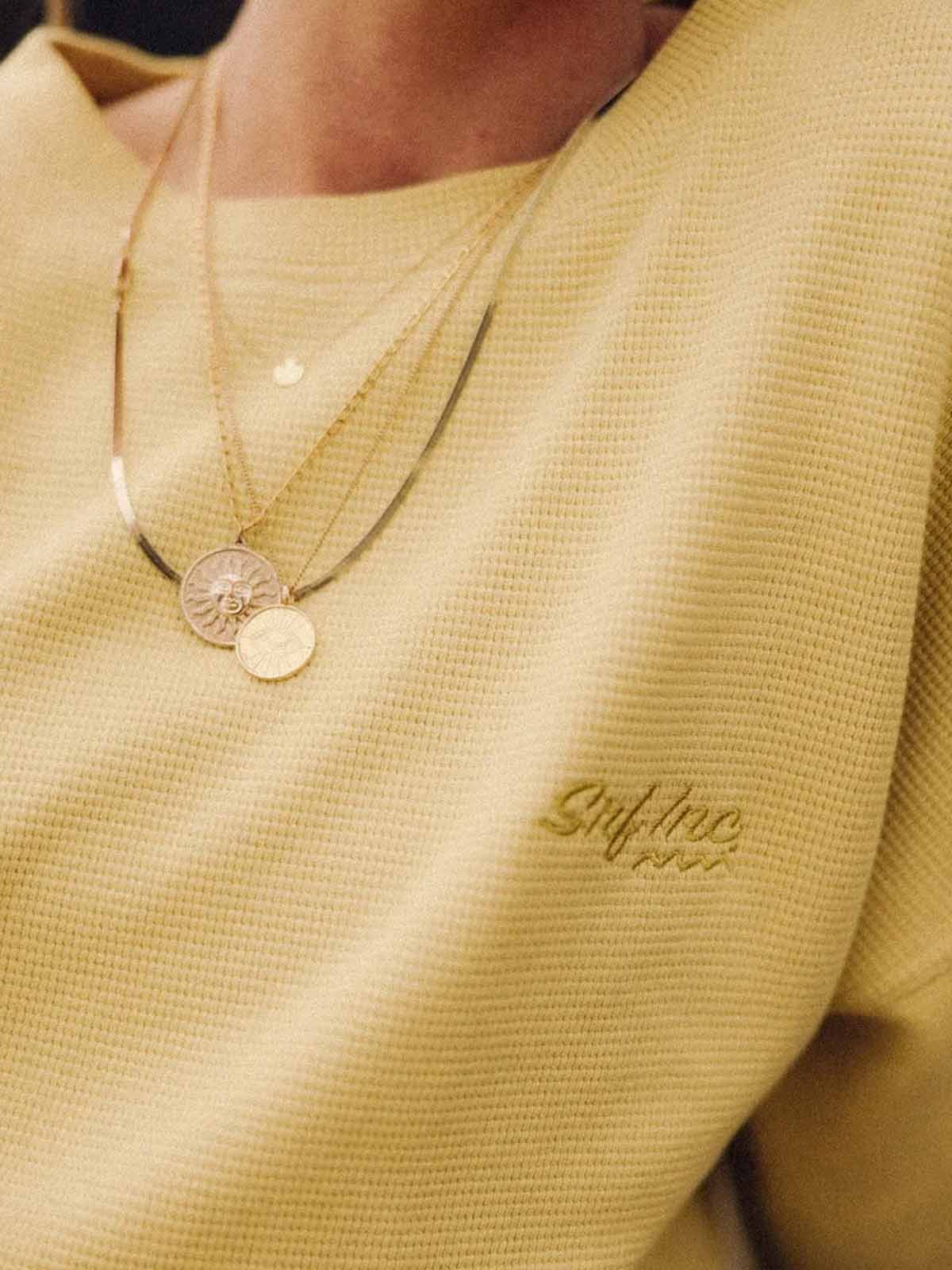 Surf Inc Waffle Longsleeve Yellow Snow