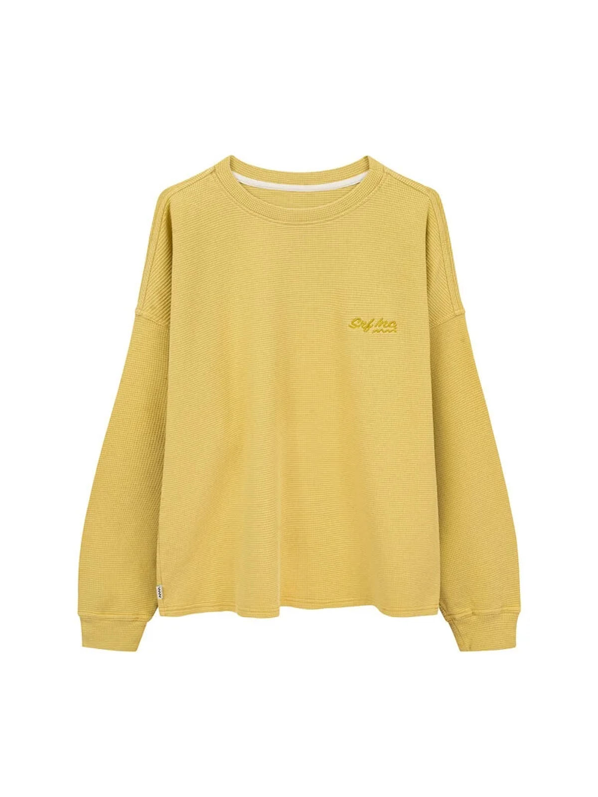 Surf Inc Waffle Longsleeve Yellow Snow