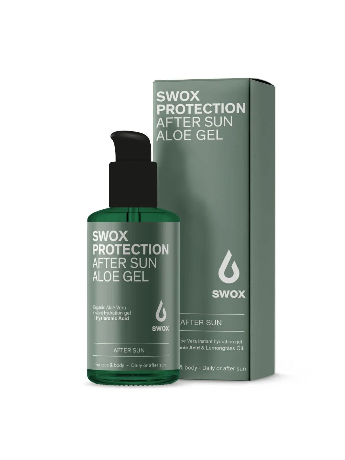 Swox Sunscreen After Sun Aloe Gel 100ml Clear