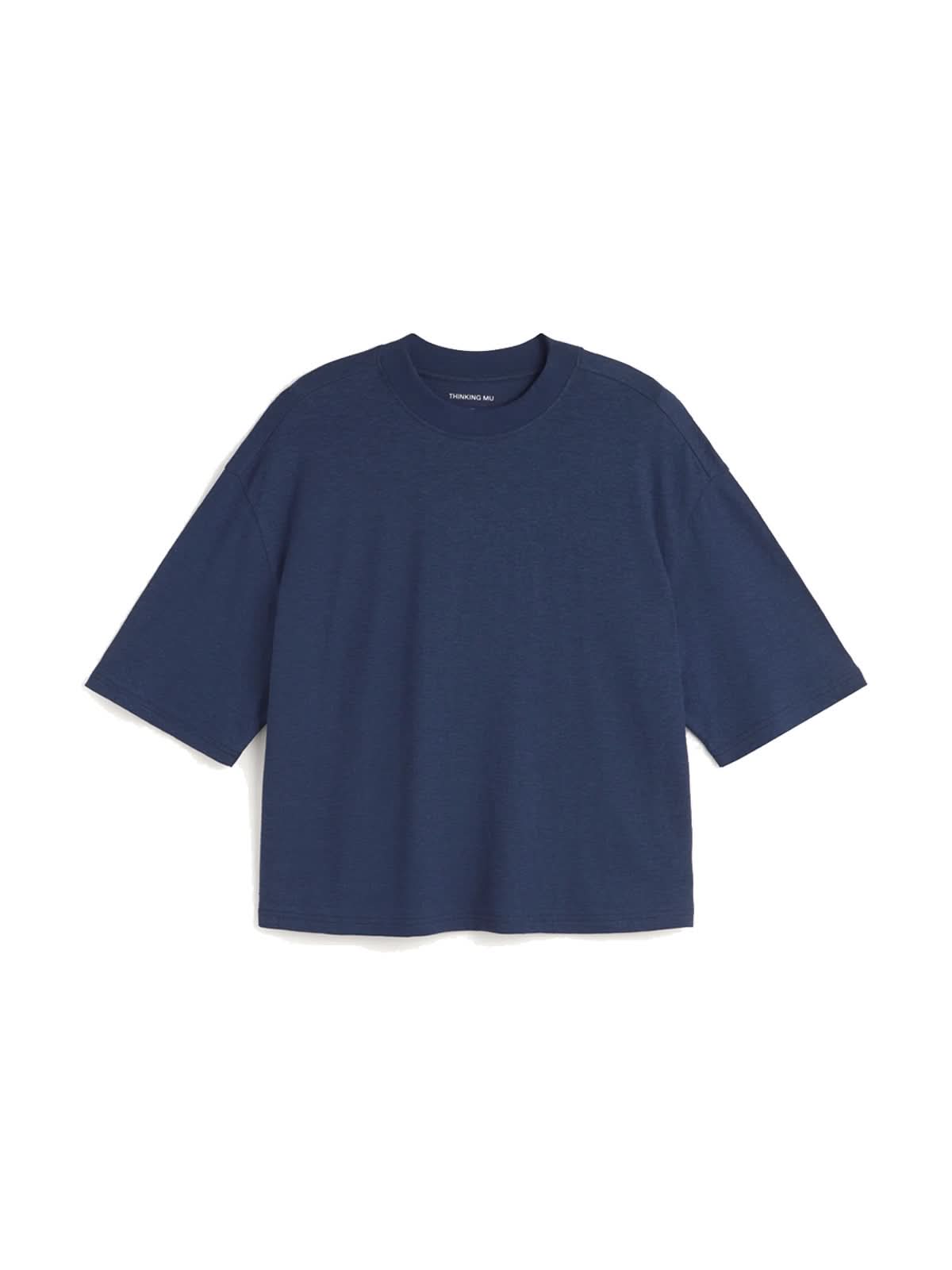 Thinking Mu Blue Night Hemp Lena Tee