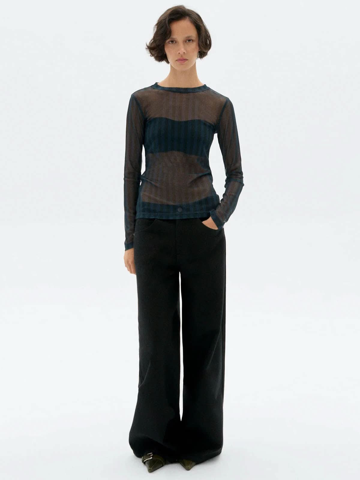 Thinking Mu Esque Tere Top Blue