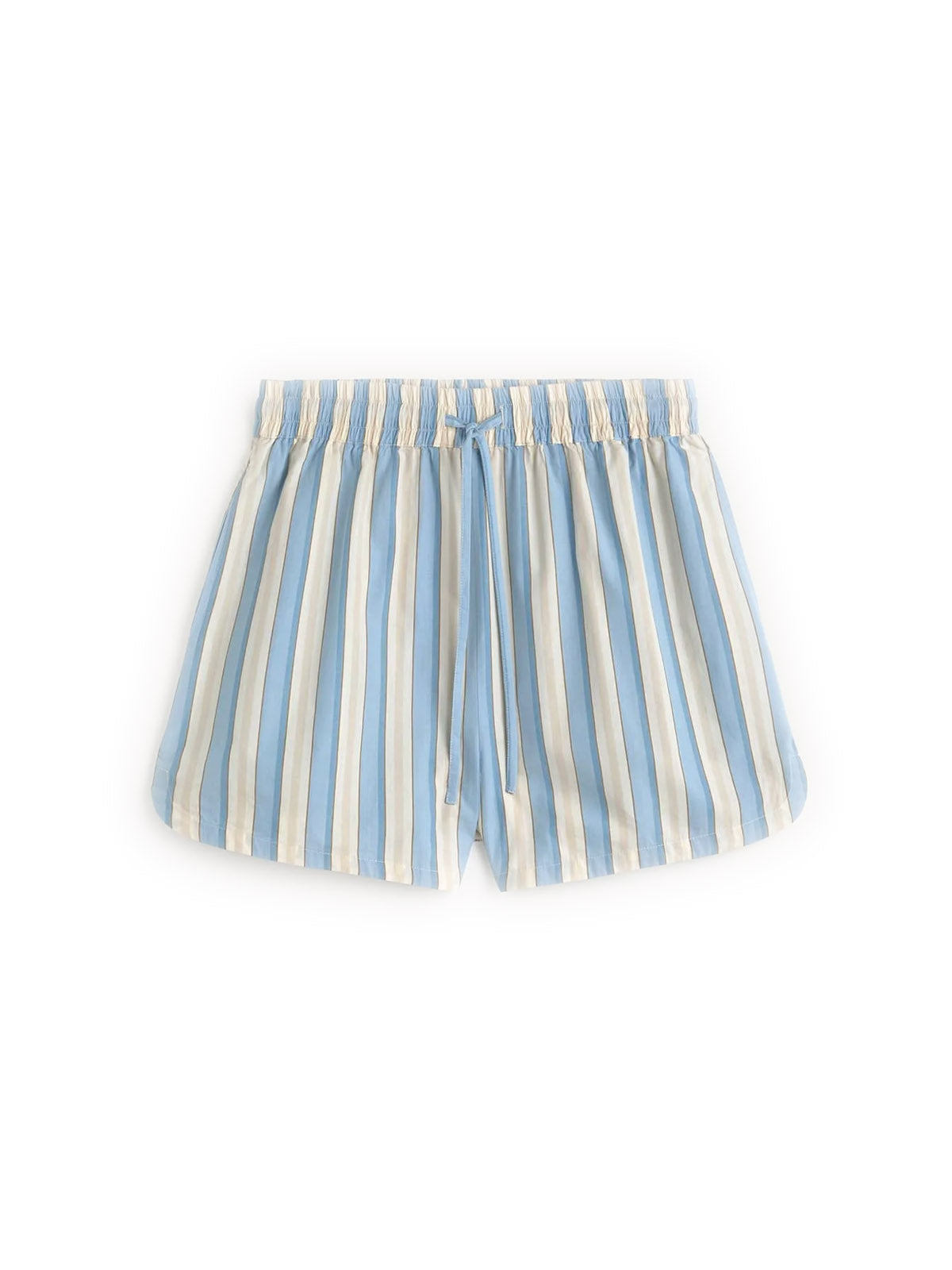 Thinking Mu Messina Stripes Geranio Shorts