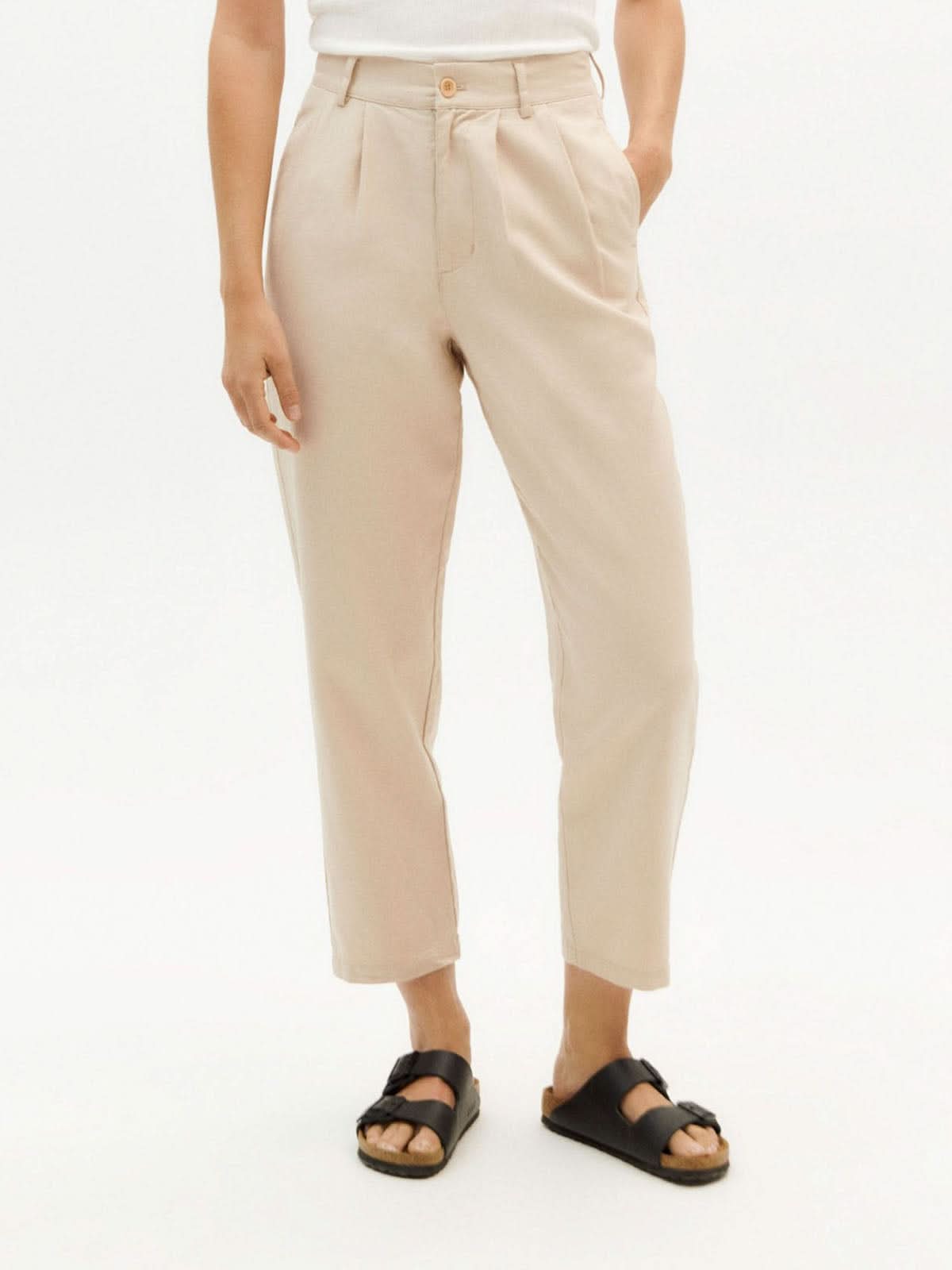 Thinking Mu Raven Hemp Rina Pants Pearl