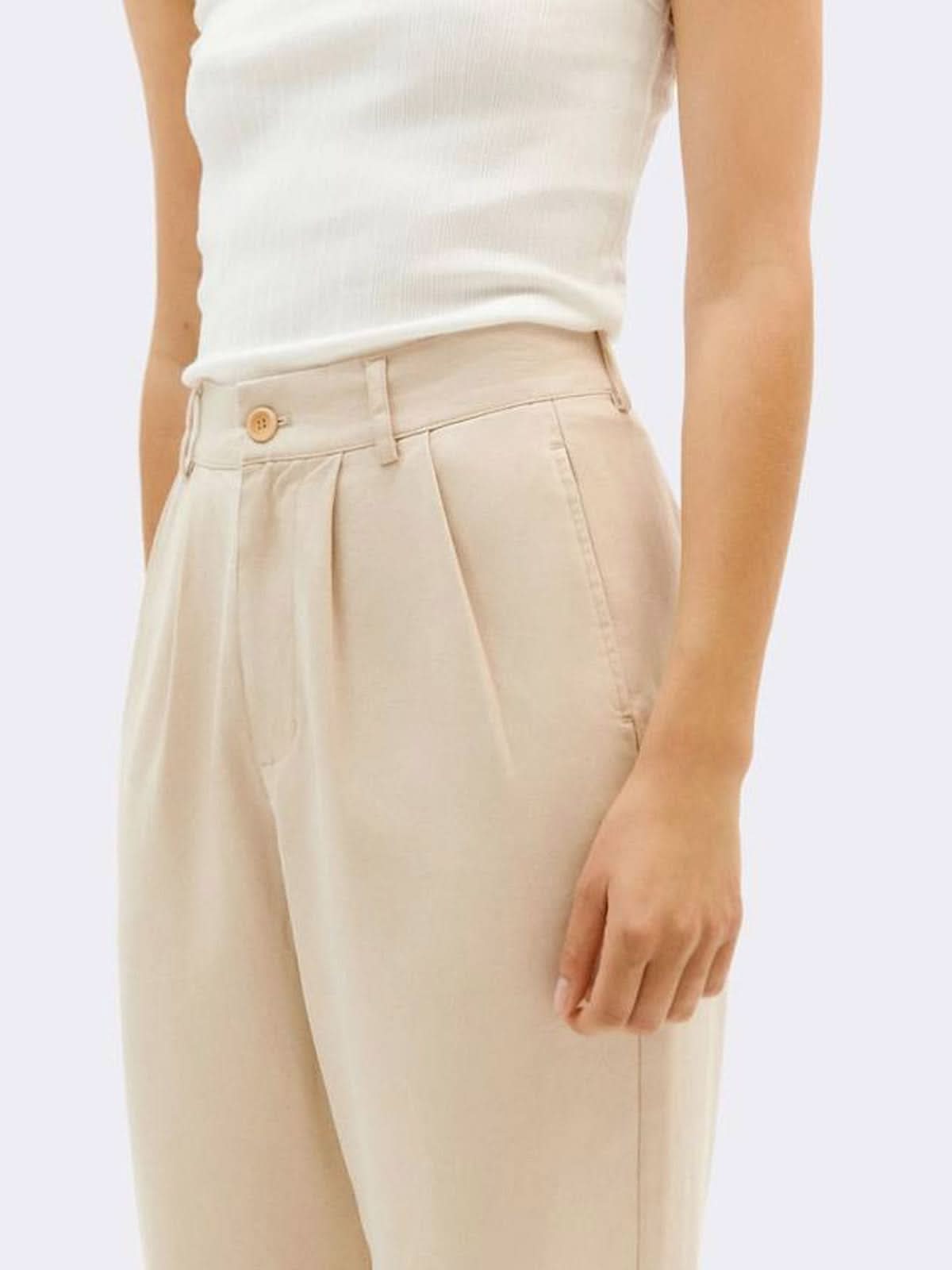 Thinking Mu Raven Hemp Rina Pants Pearl