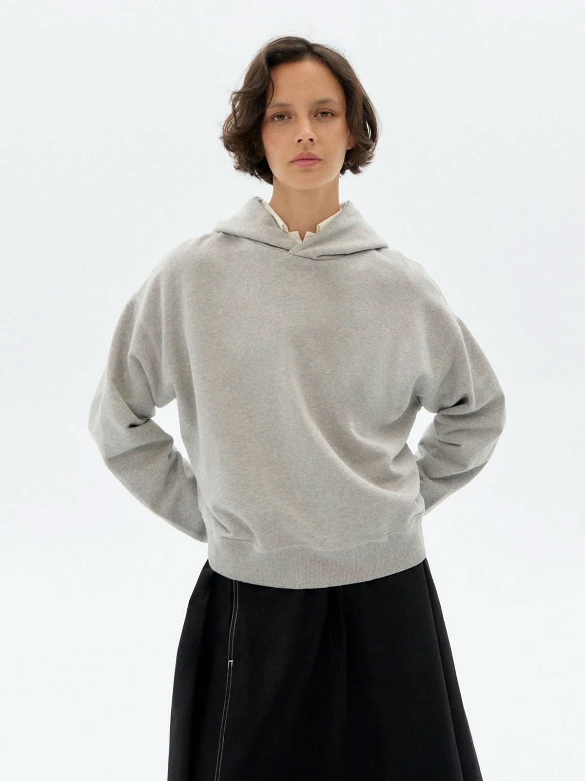 Thinking Mu Retro Sol Valeria Sweatshirt Grey Melange