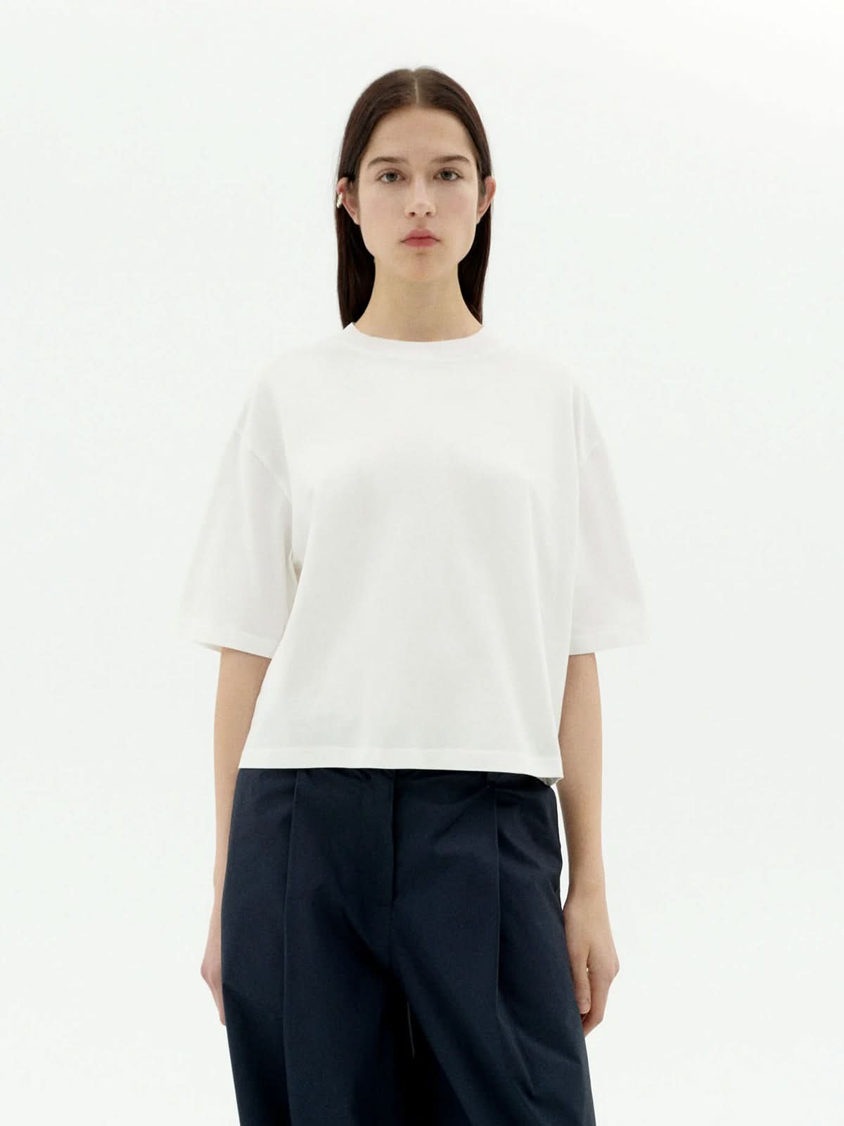 Thinking Mu White Lena Tee