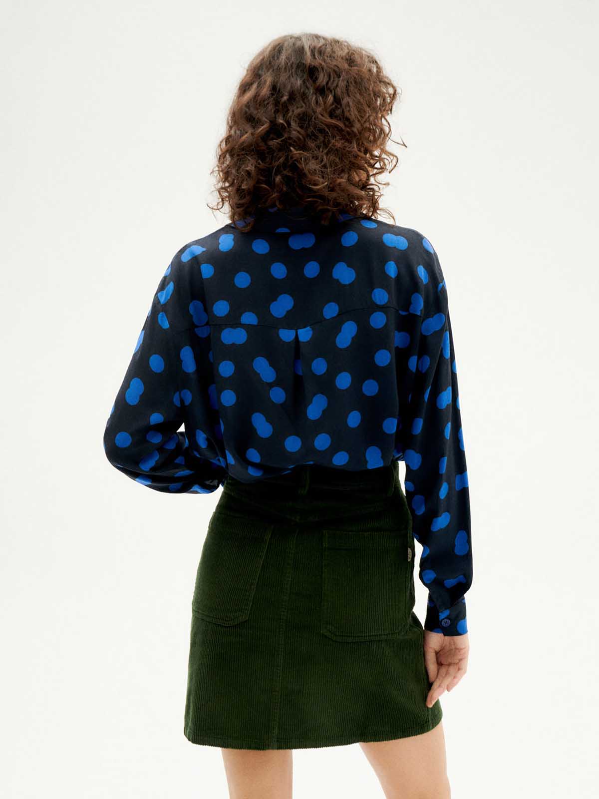 Thinking Mu Corduroy Marsha Skirt Bottle Green