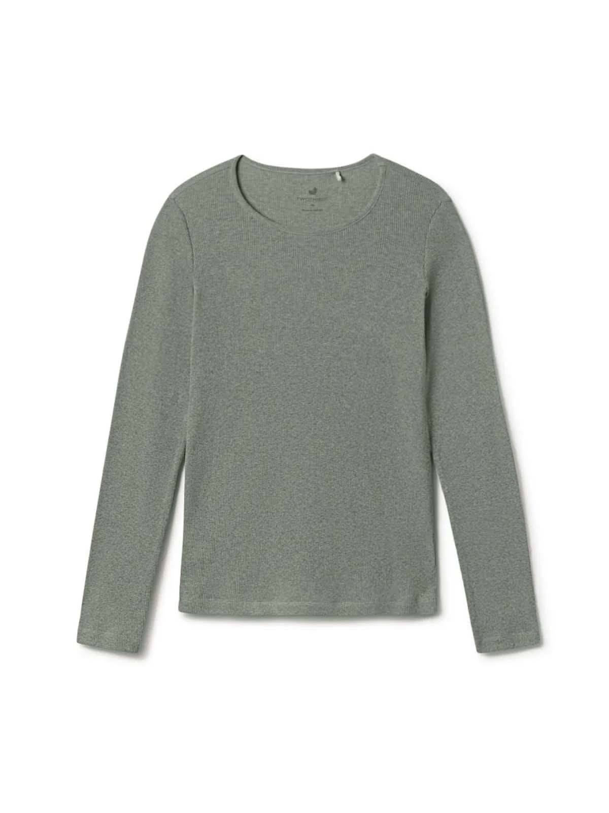 Twothirds Arran LS T-Shirt Sage Green