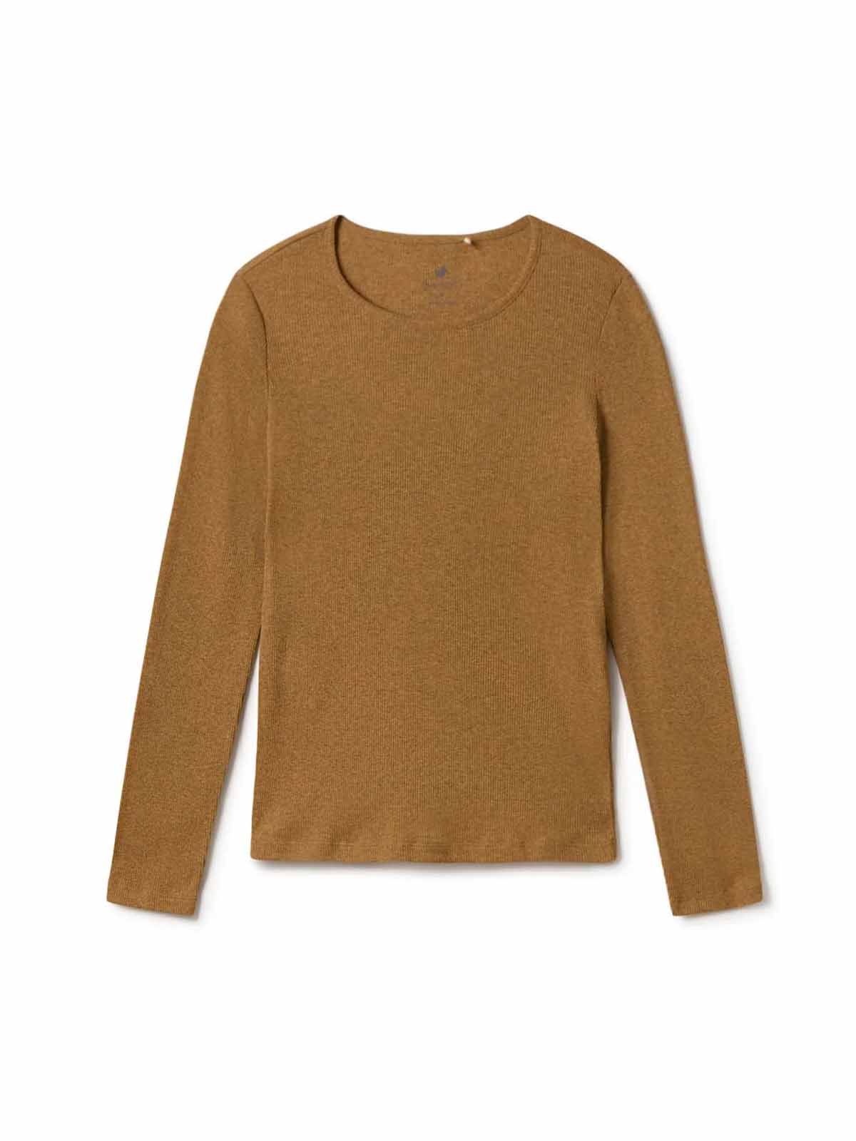 Twothirds Arran LS Tee Golden Brown