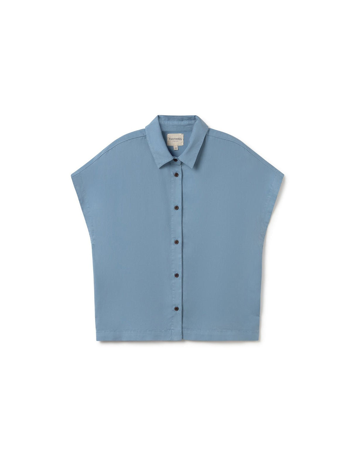 Twothirds Cannes SS Shirt Denim Blue