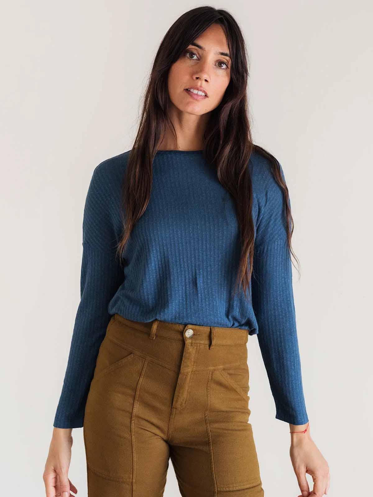 Twothirds Gravinis LS Tee Blue