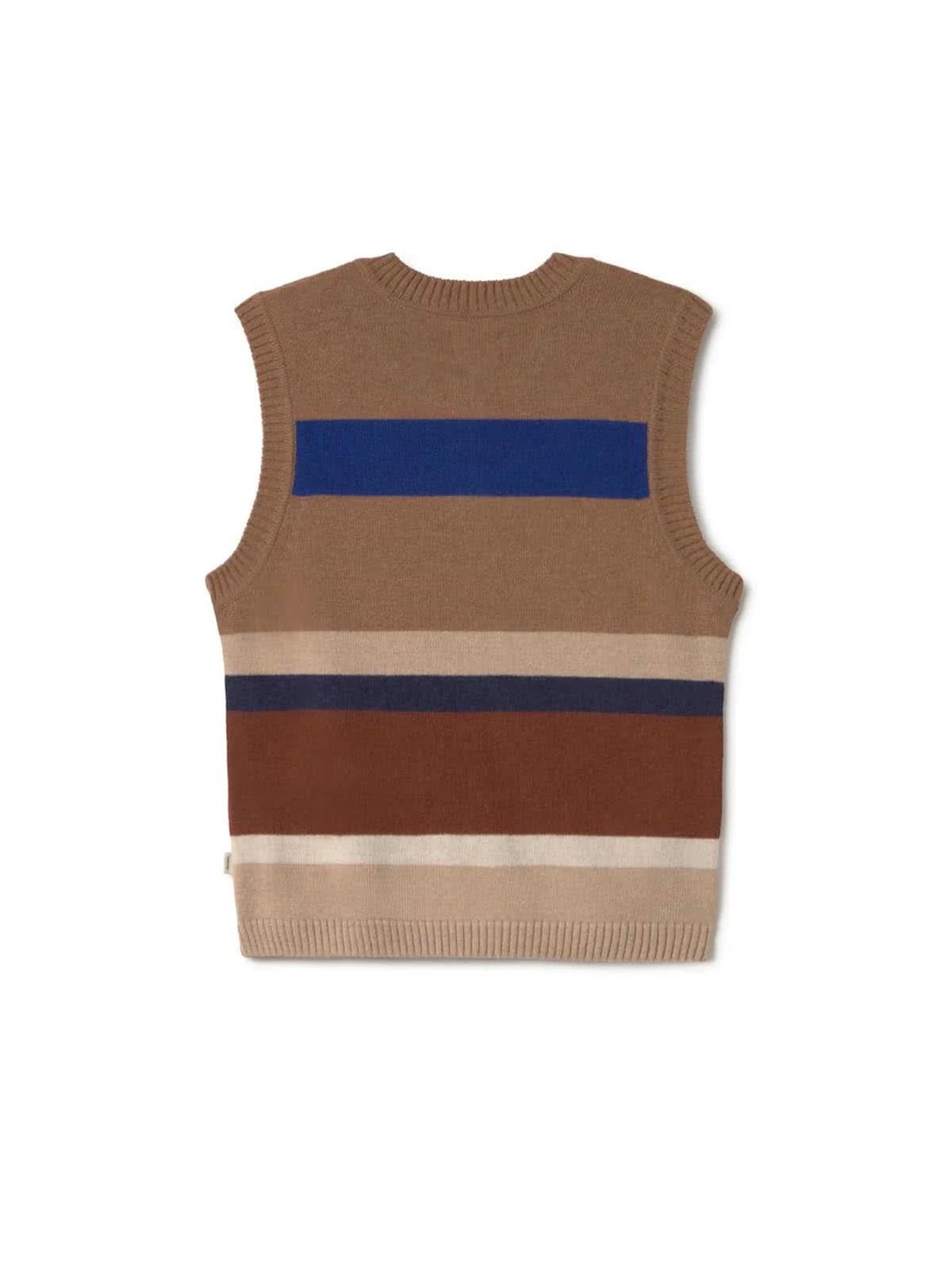 Twothirds Murrisk Knit Vest Stripes