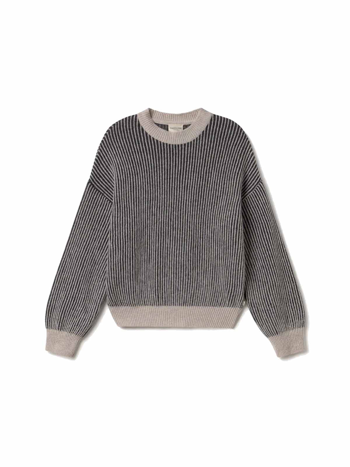 Twothirds Murvagh Knit Jumper Black & White