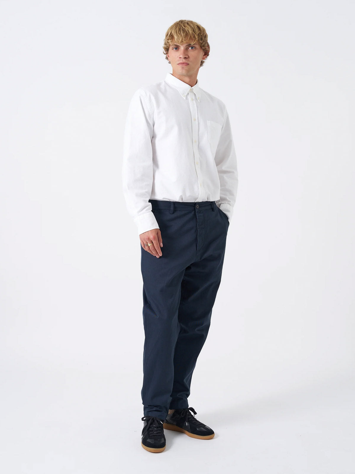 Universal Works Military Chino Twill Navy