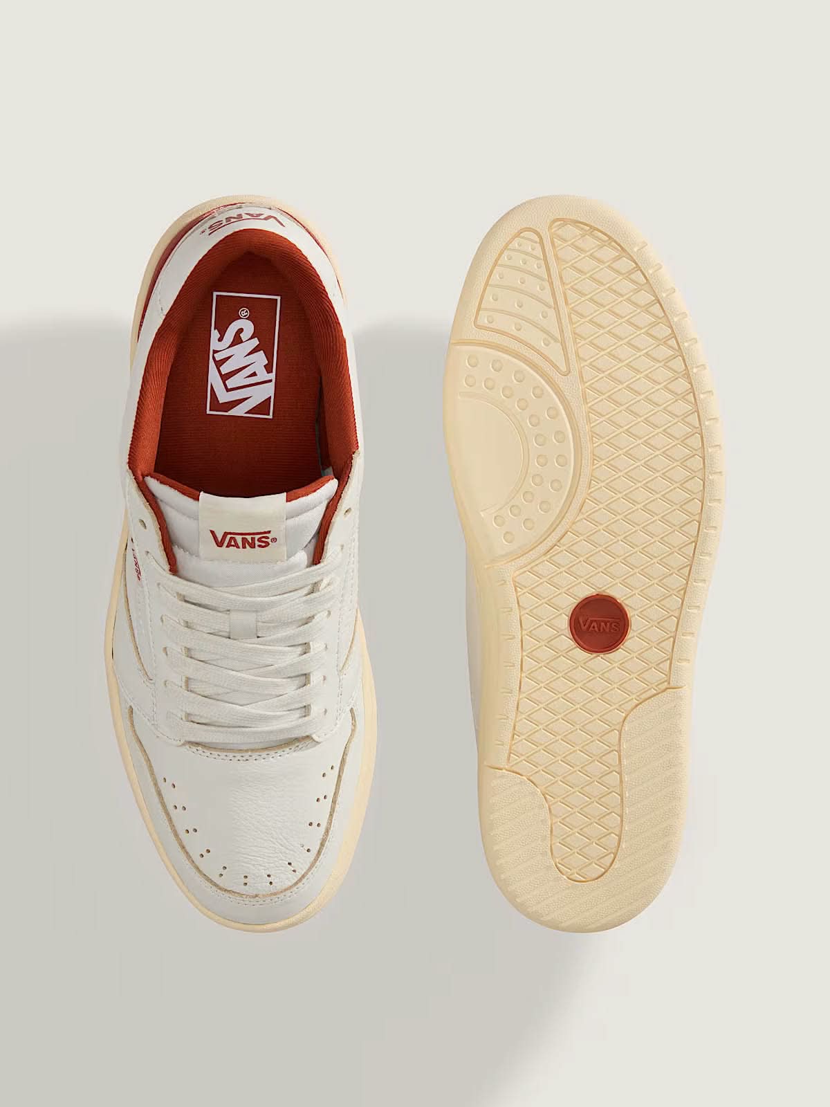 Vans Court Low Marshmallow Burgundy