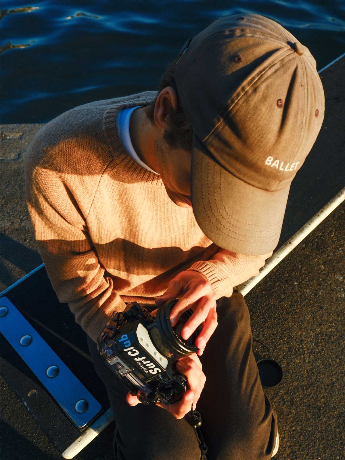 Visitor Clothing Men's Wool Yak Cashmere Sweater Camel