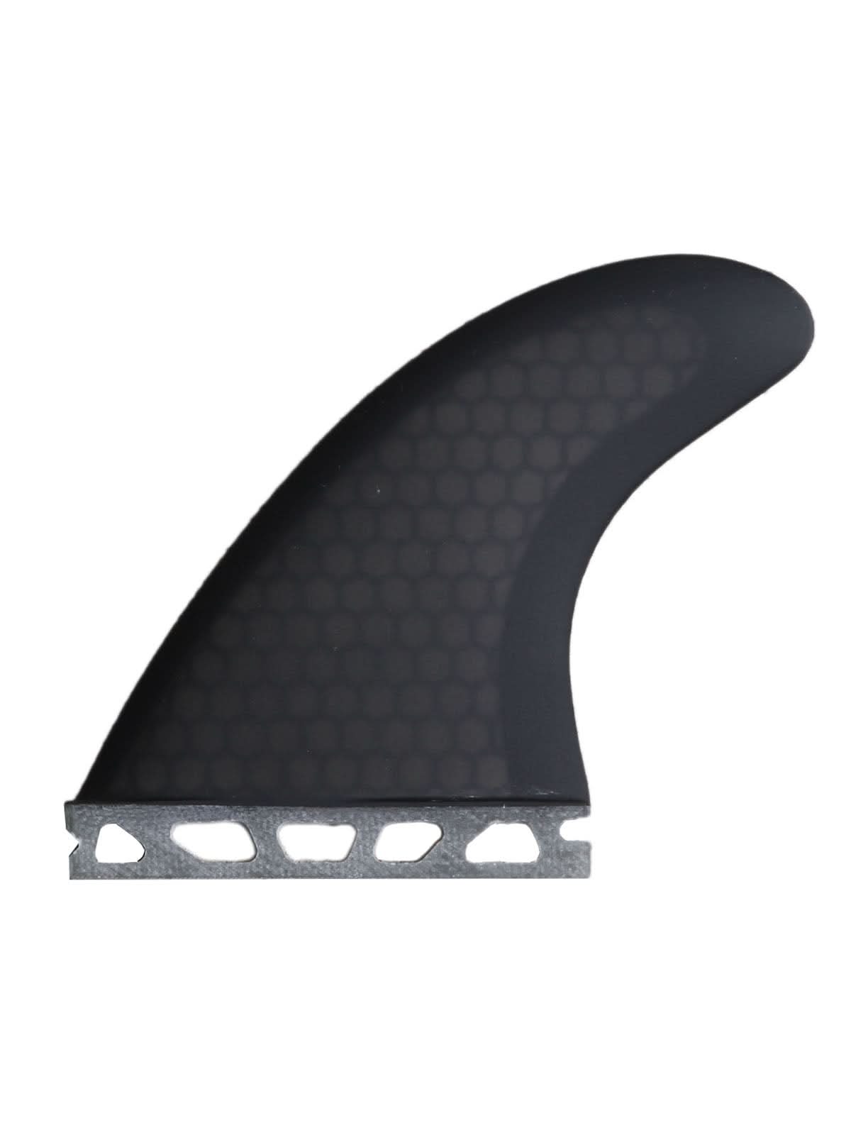 Visitor Futures Fins Honeycomb Thruster Black Smoke Large