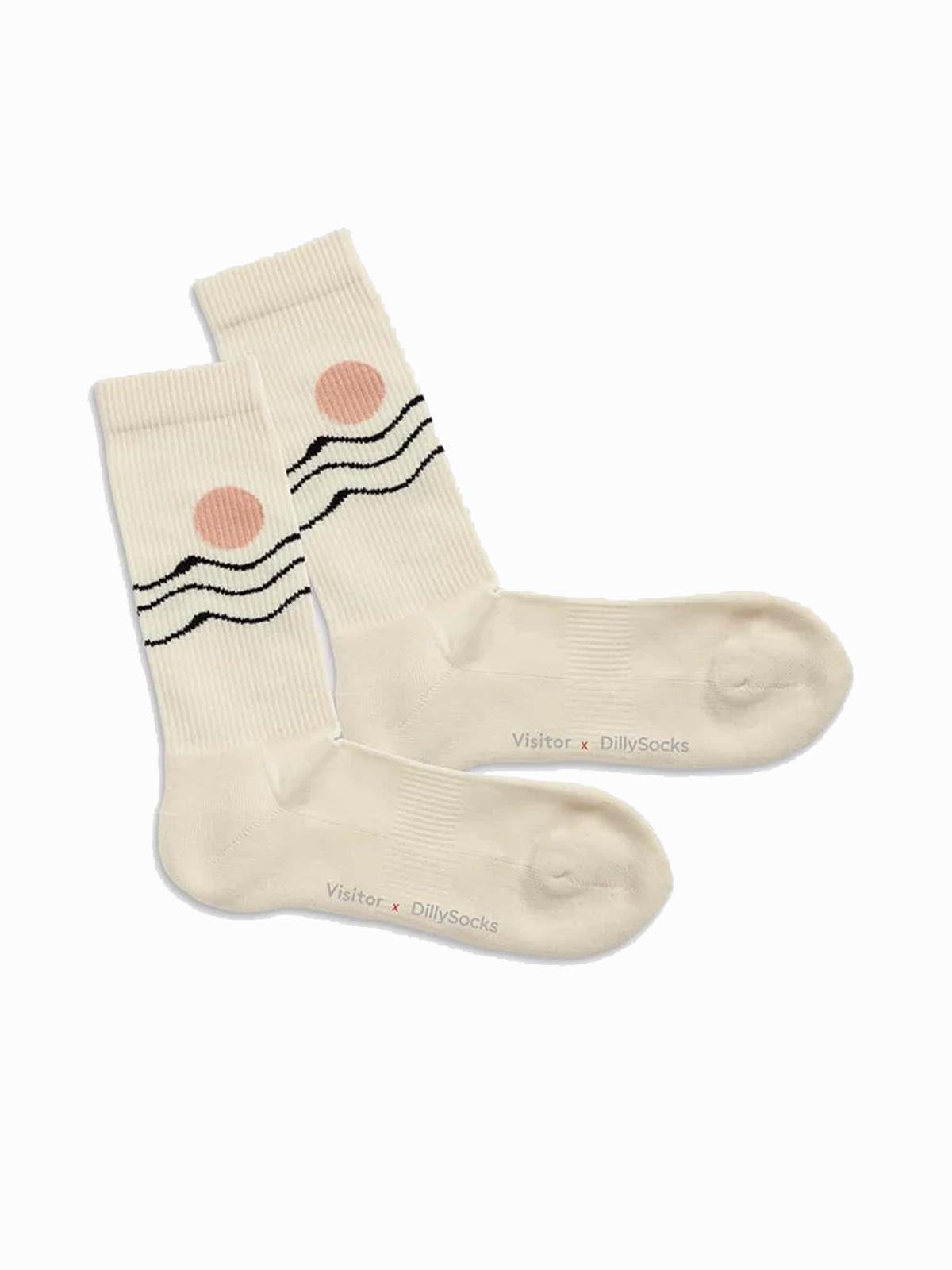 Visitor X DillySocks Vagues Noires 41 - 46