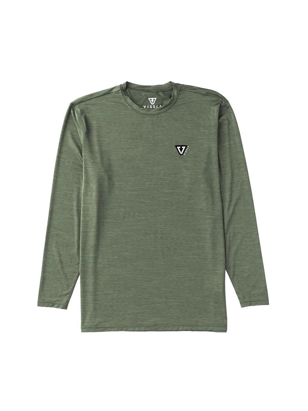 Vissla Twisted Eco LS Surf Tee Army Heather