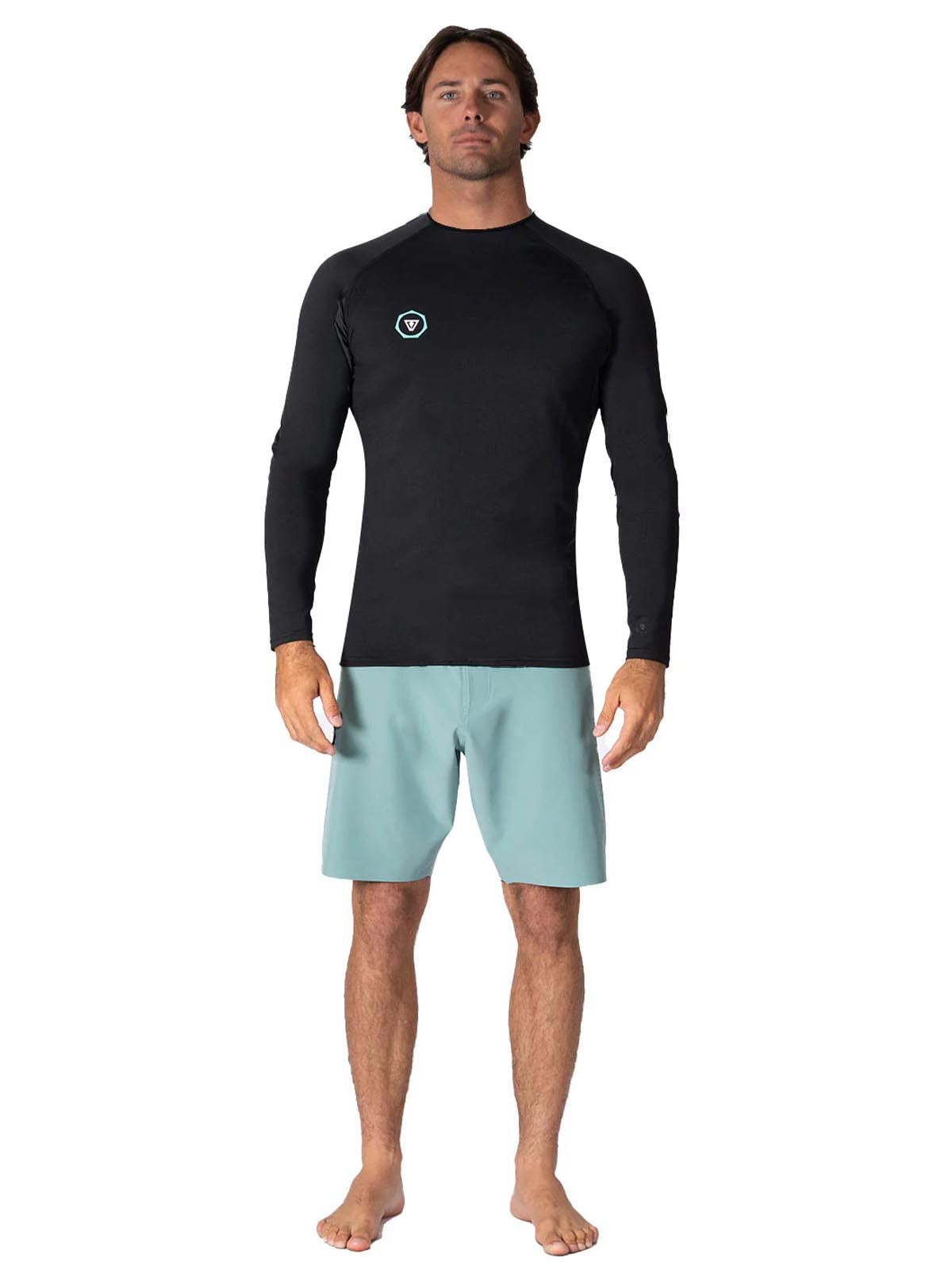 Vissla Warm Seas Eco LS Rash Guard Black