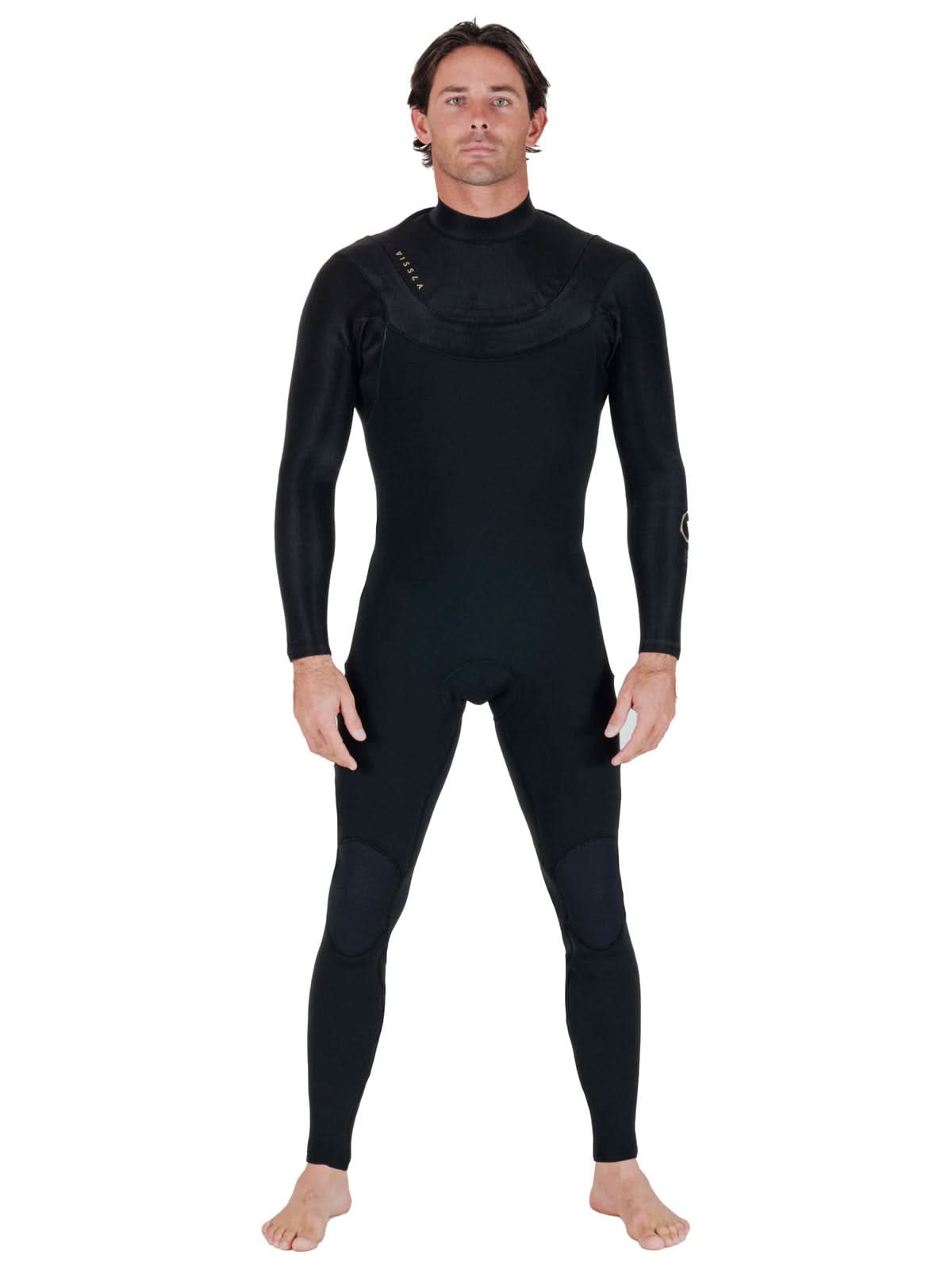 Vissla Wetsuit New Seas 4-3 U-Zip Black 2