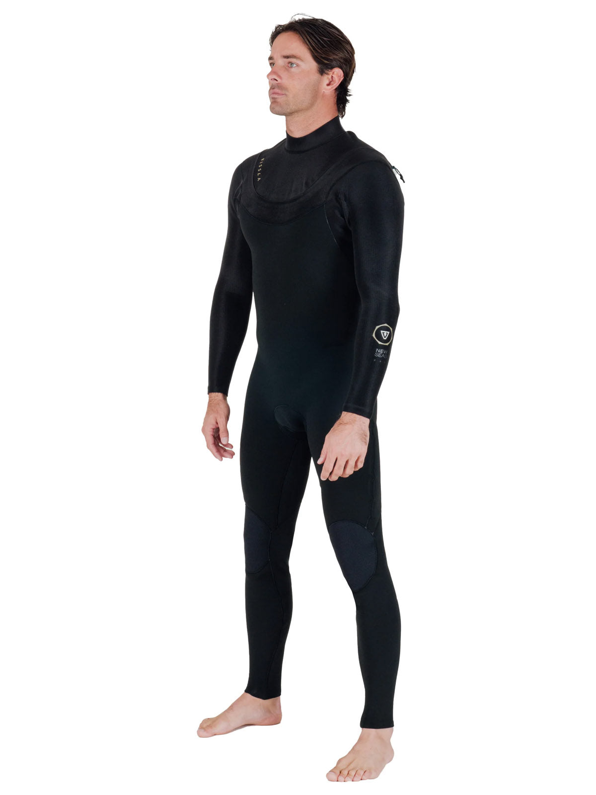 Vissla Wetsuit New Seas 4-3 U-Zip Black 2