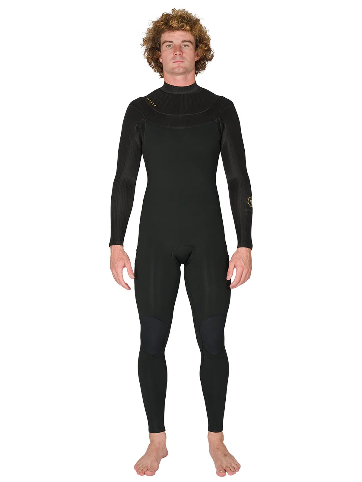 Vissla Wetsuit New Seas 5-4 U-Zip Black 2