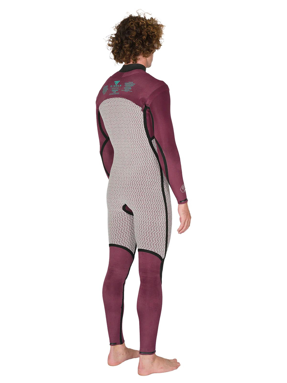 Vissla Wetsuit New Seas 5-4 U-Zip Black 2