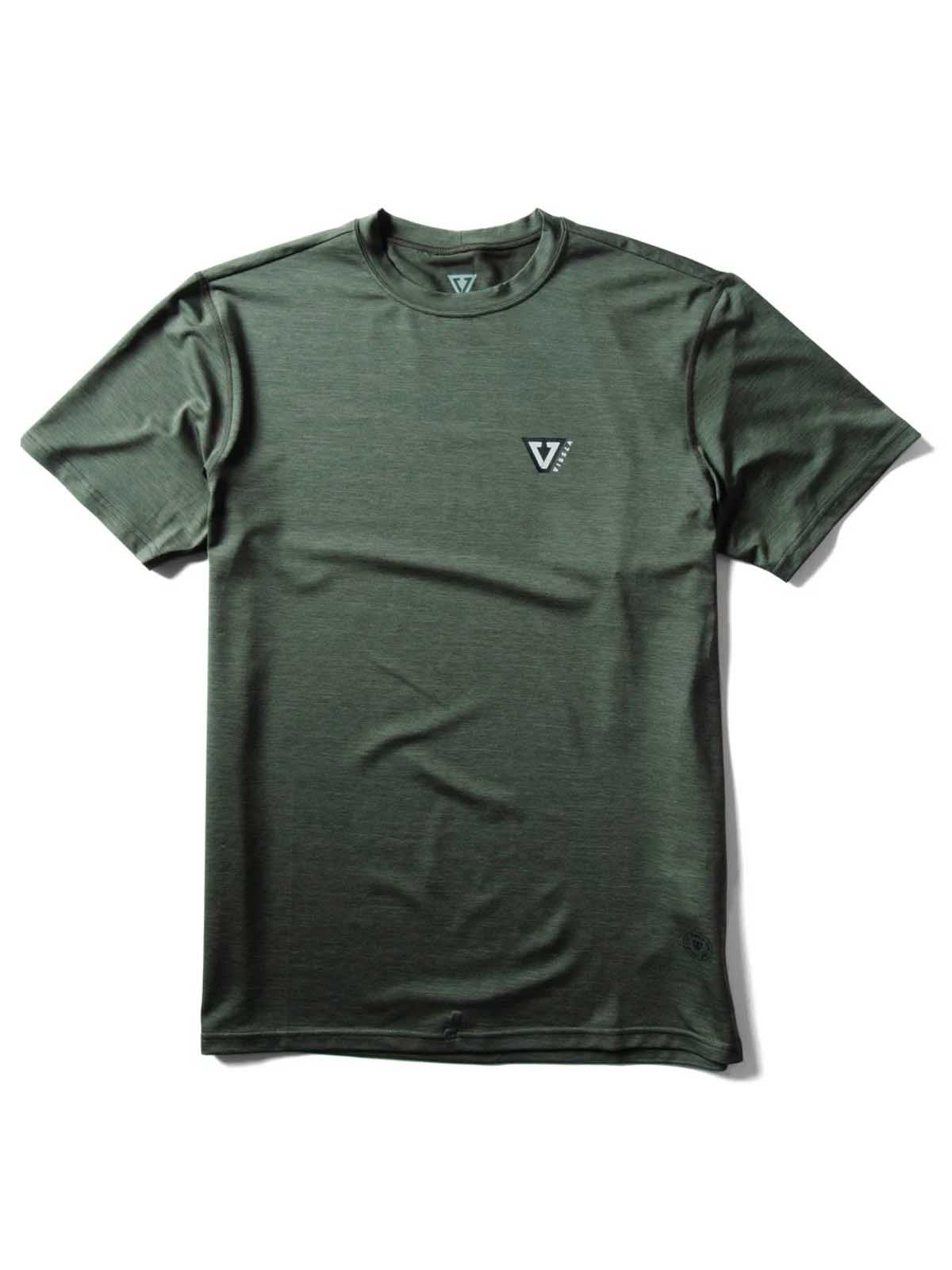Vissla Twisted Eco SS Surf Tee Military Heather