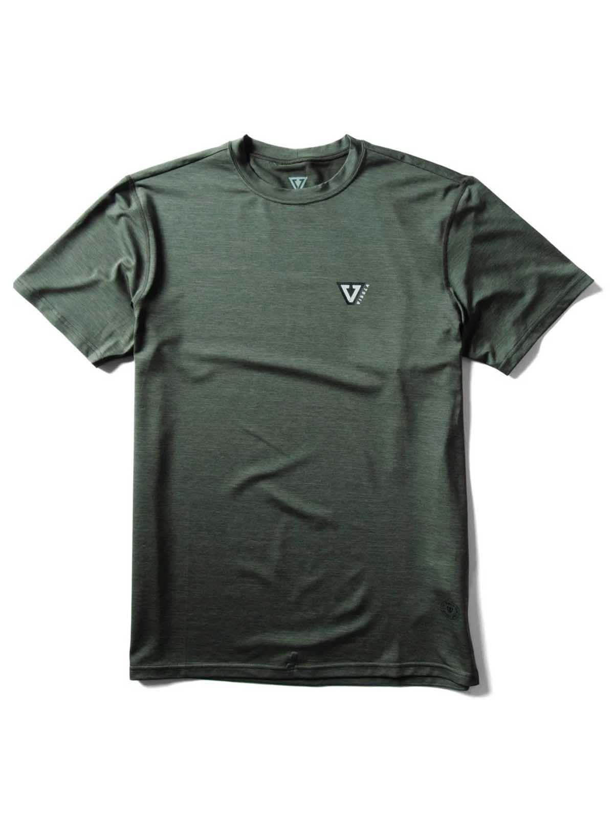 Vissla Twisted Eco SS Surf Tee Military Heather