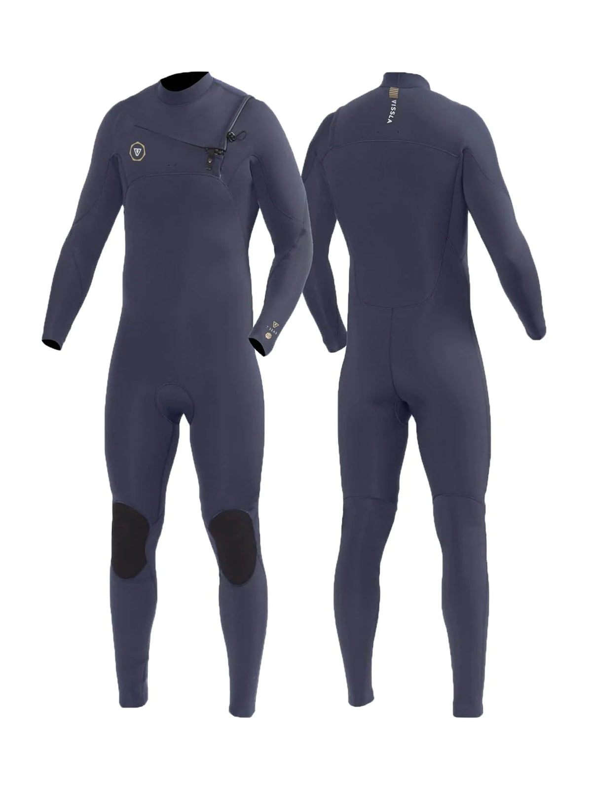 Vissla Wetsuit 7 Seas 4-3 Full Suit Chest Zip Dark Slate