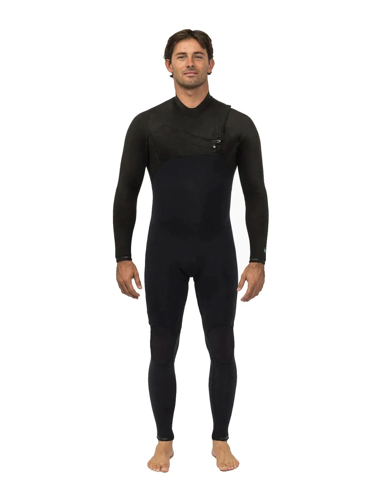 Vissla Wetsuit High Seas II Full Chest Zip 4-3 Stealth