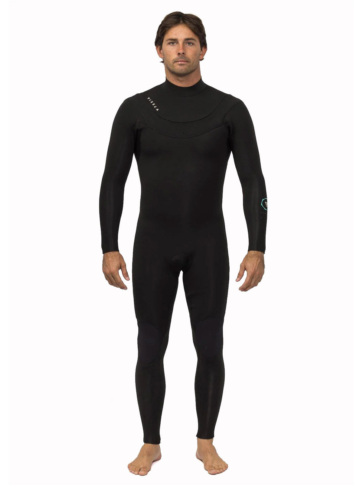 Vissla Wetsuit New Seas 4-3 U-Zip Black 2