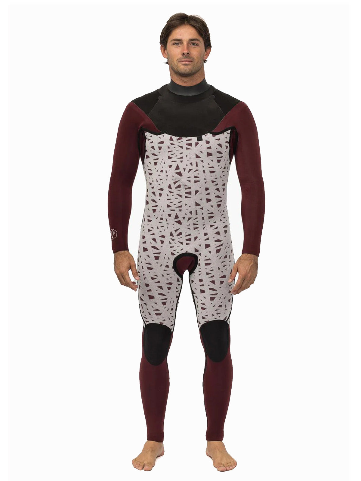 Vissla Wetsuit New Seas 4-3 U-Zip Black 2