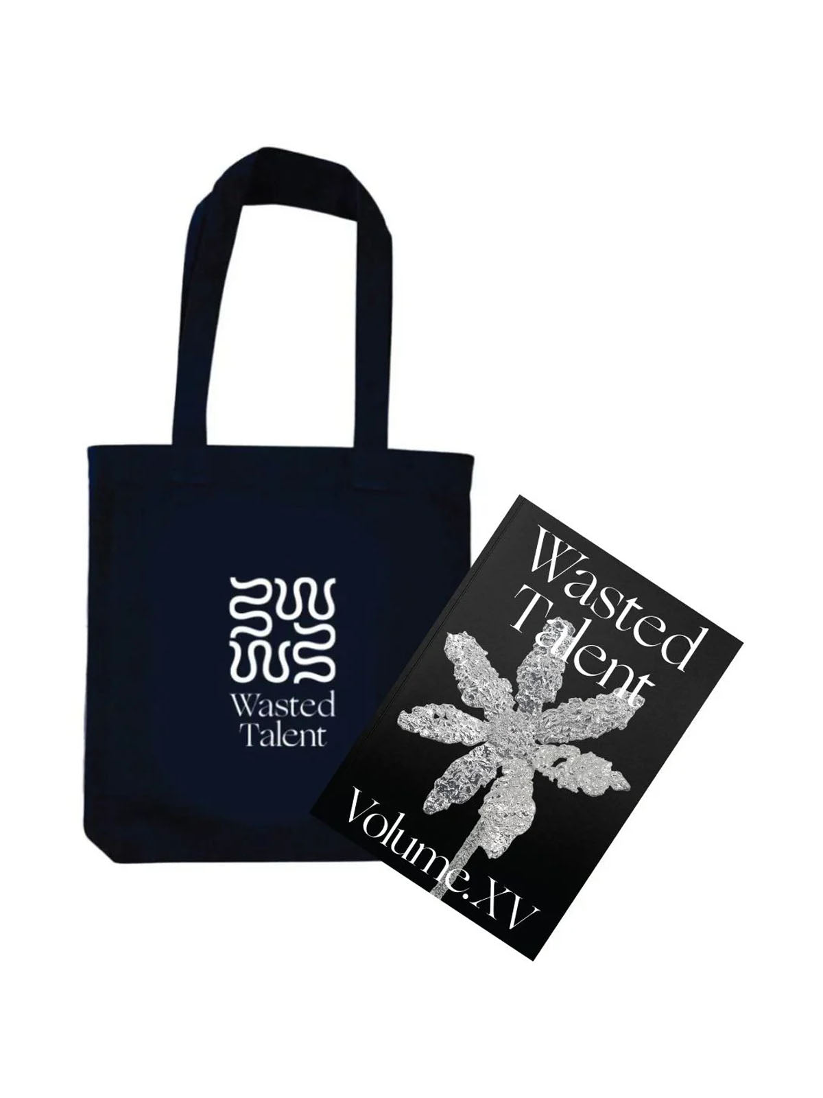 Wasted Talent Magazine Vol. XV & Wasted Talent Tote Bag Black