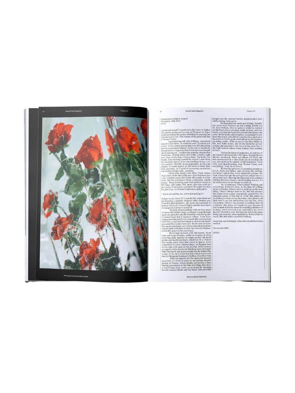 Wasted Talent Magazine Vol. XV & Wasted Talent Tote Bag Black