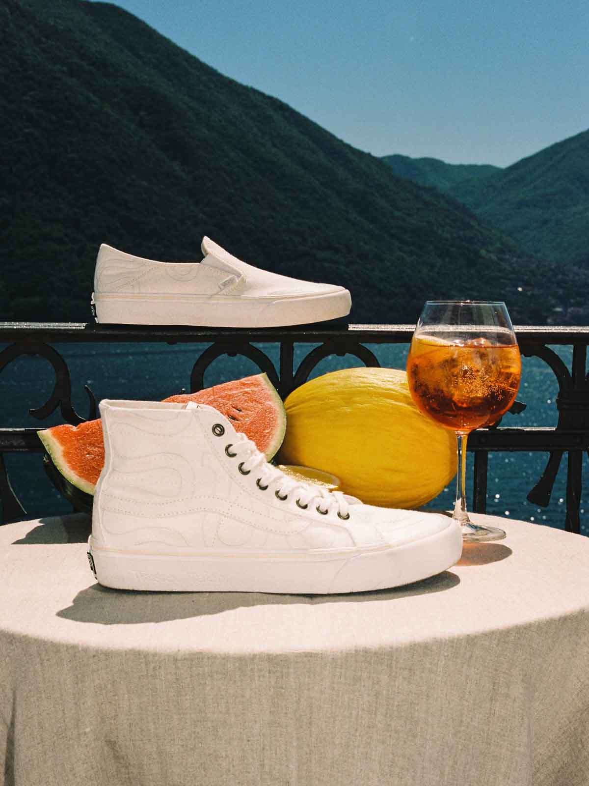 Vans Skate Sk8-Hi Decon Wasted Talent Blanc de Blanc