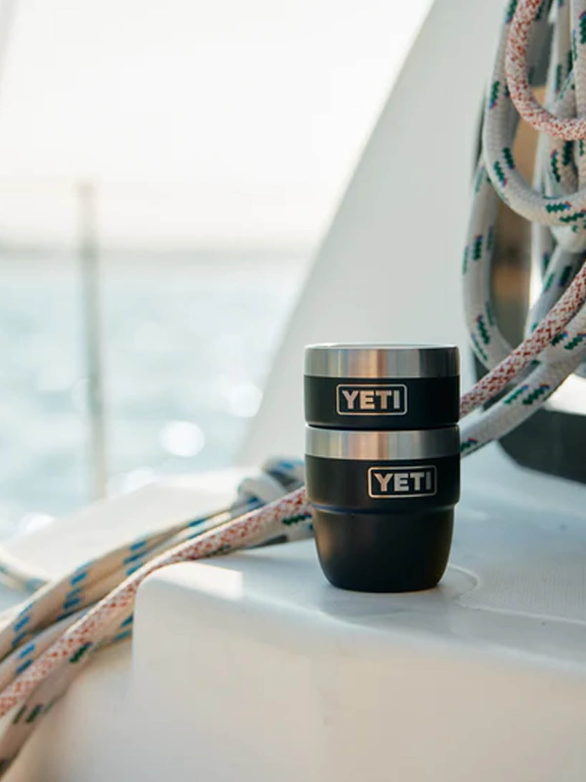 YETI Rambler 4 Oz (118 ml) Stackable Cup 2 Pack Black