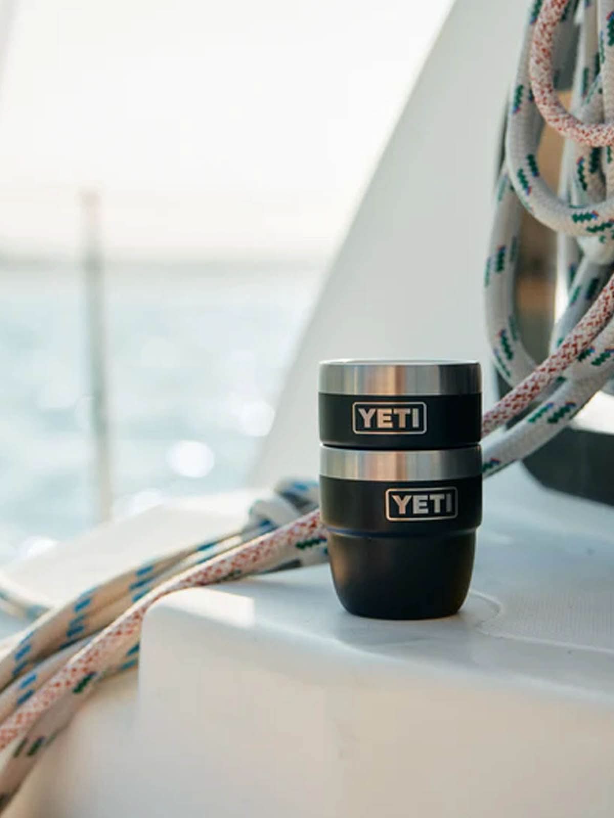 YETI Rambler 4 Oz (118 ml) Stackable Cup 2 Pack Black