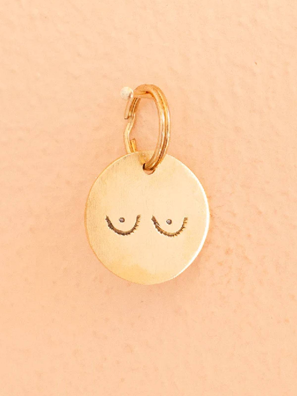 Yoomee Key Tag Mini Boobs Gold