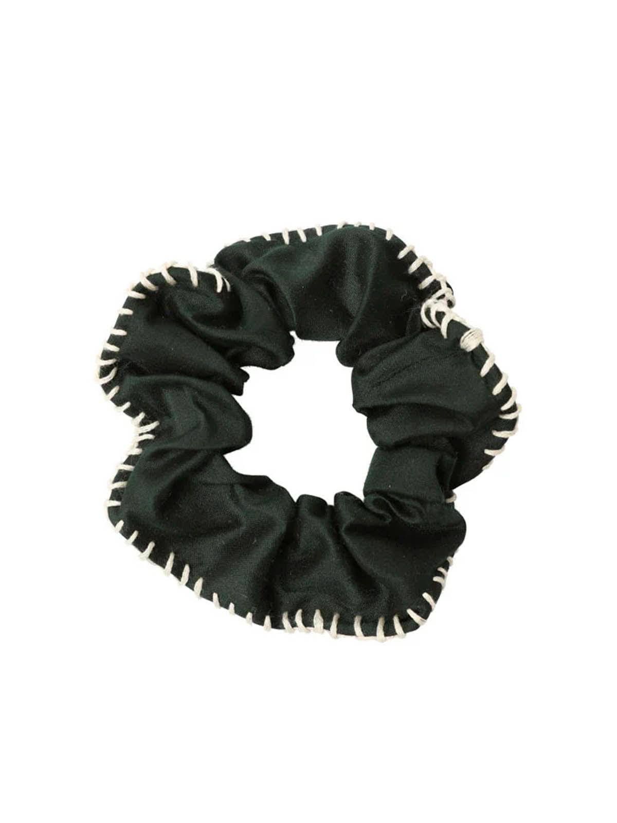 Yoomee Scrunchie Medina Velvet Silk Emerald Hbik