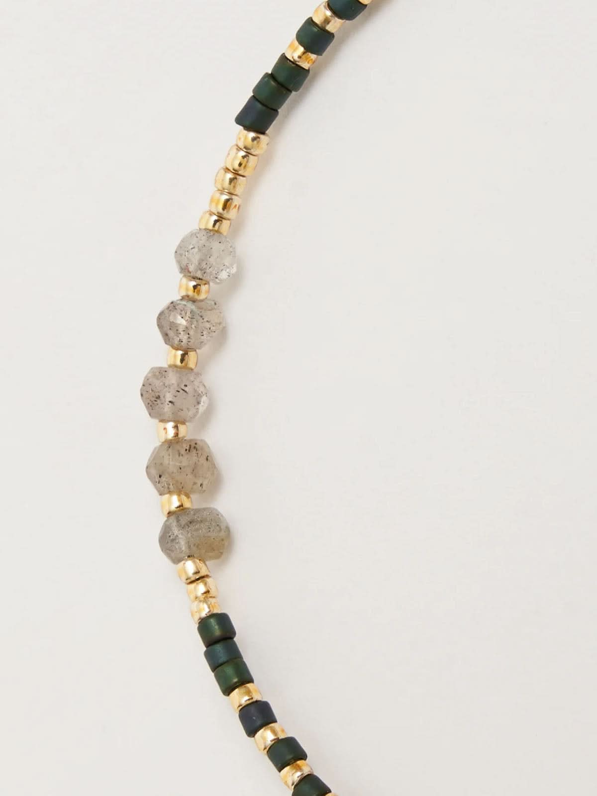 Yoomee Bracelete Dina Labradorite Emerald